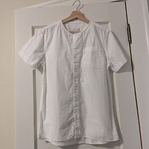 Men's White Short Sleeve Shirt